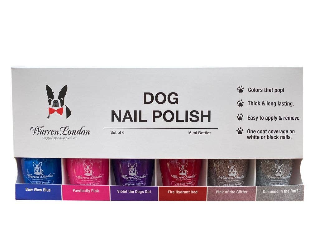 Dog Nail Polish In A Bottle - All 6 Colors